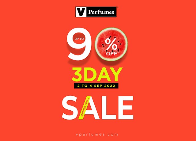 V Perfumes 3 Day Sale